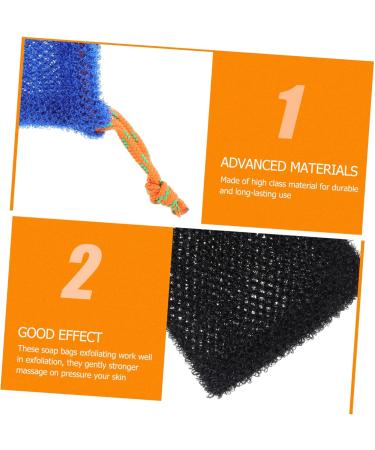 CANIGHT 5pcs Lathering Mesh Soap Foaming Bag Soap Saver Pouches Back Bath Scrubber Soap Pouch Nylon - Buy Online on GoSupps.com