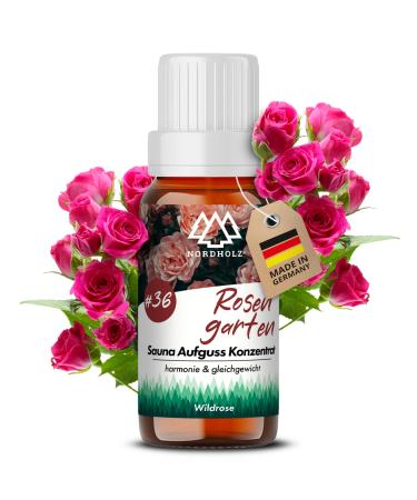Nordholz sauna infusion choose from 48 varieties 15ml - sauna infusion agent #1 my time out Special sauna fragrance for intensive & relaxing moments - sauna accessories (#36 rose garden))