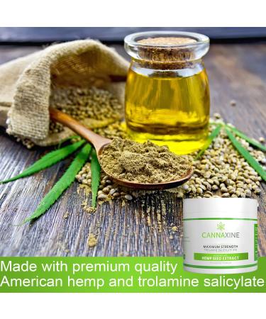 VITASEI Cannaxine Instant Numbing Cream - Maximum Strength with Hemp Seed Extract - 4 Oz for Sore Muscles & Joints - Buy Online on GoSupps.com