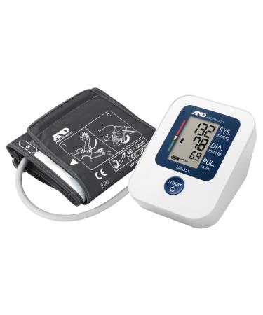 A&D Medical Upper Arm Blood Pressure Monitor with Wide Range Cuff (UA-651) Monitor with Wide Range Cuff 1 Count (Pack of 1)