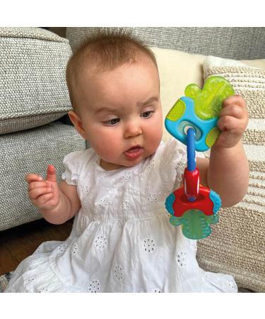 N by Bite Ring for Babies | ICE Gel Teether for Visual & Motor Skills | 3+ Months | 600 Blue | 1 Piece - Buy Online on GoSupps.com