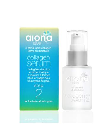 E-ternal Collagen Serum for Face - All Skin Types (Step 2) + amino acid- Proline Leave-On Moisturizer 30mL Aiona Alive