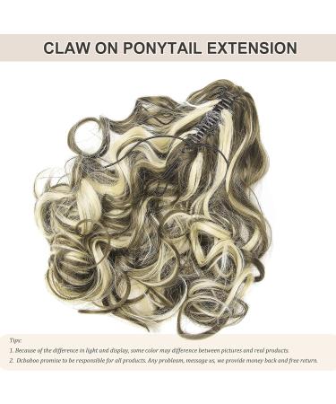 Dcbaboo 18inch Claw Clip in Ponytail Hair Extensions Long Wavy Ponytail Extension Curly Synthetic Pony tails Natural Wave One Piece Hairpiece Fake Ponytail for Women Ash Blonde/Bleach Blonde 18 inch 150g Ash Blonde/Bleach Blonde - Buy Online on GoSupps.com