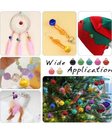 TOAOB 15pcs Mixed Colour Jingle Bells - 22mm Metal Sleigh Bell for Festival Decorations & Crafts - Buy Online on GoSupps.com