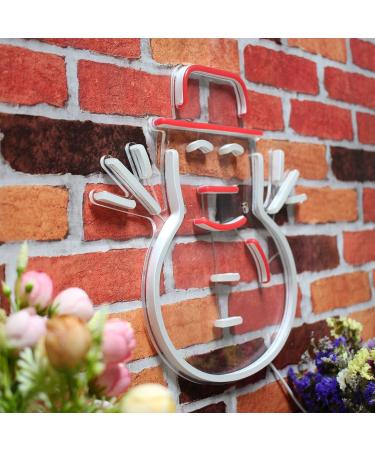 Buy Snowman Flex Silicone LED Neon Sign - White & Purple Dual Color | ST16S33-FNU0107-WP - Perfect for Decor & Gifts - International Shipping Available - Buy Online on GoSupps.com