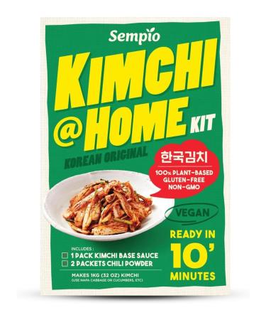 Sempio Kimchi Kit (Vegan, 170g) - Easy to use, this original kit allows you to make fresh, delicious and healthy Korean kimch