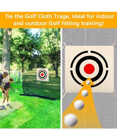 High Impact Golf Net for Practice - Hitting, Driving, Chipping - Baseball, Soccer - Backyard Barrier with Targets - 10x10ft/10x15ft/10x20ft/10x25 - Buy Online on GoSupps.com