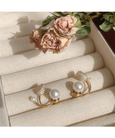 Cute Flower 111 Earrings for Women - Heart Hoop Dangle Earrings with Rhinestones | Pink Jewelry for Teens & Girls - Buy Online on GoSupps.com