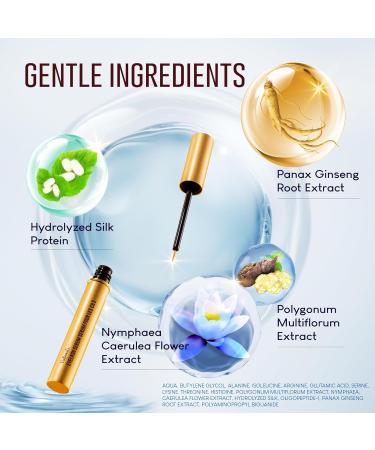 VieBeauti Premium Eyelash Growth Serum - Enhance Longer Thicker & Stronger Lashes | Irritation-Free | 0.1 Fl Oz | International Shipping - Buy Online on GoSupps.com