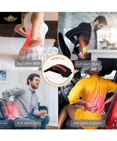 I.L.A. Back Extensor for Posture Correction & Back Pain Relief | Fitness Device with Free Massage Ring & German Instructions - Buy Online on GoSupps.com