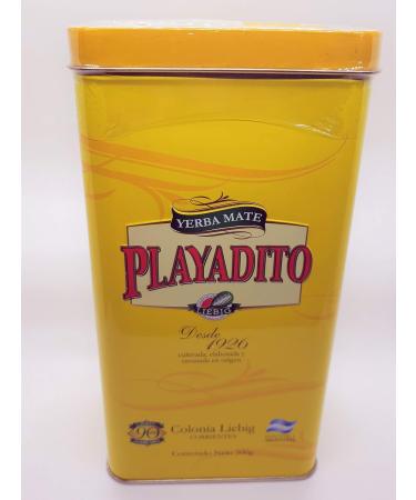 Playadito Yerba Mate 500g with Dispensing Tin - Authentic Argentine Tea - Buy Online on GoSupps.com