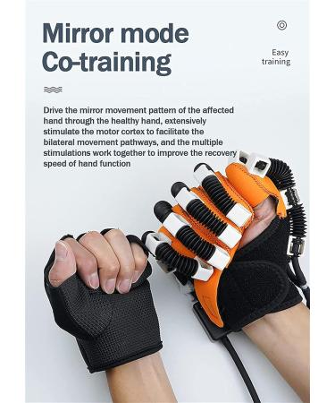ZZBB Rehabilitation Robot Gloves Hand Stroke Hemiplegia Rehabilitation Training Equipment Exoskeleton Manual Training Left Large - Buy Online on GoSupps.com