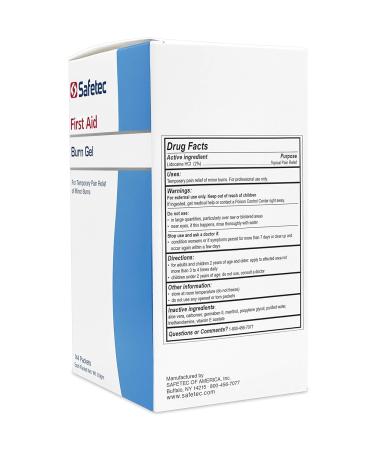Buy Safetec Burn Gel 9g Pouch - 144 ct Box (12 Boxes/Case) | Fast International Shipping - Buy Online on GoSupps.com