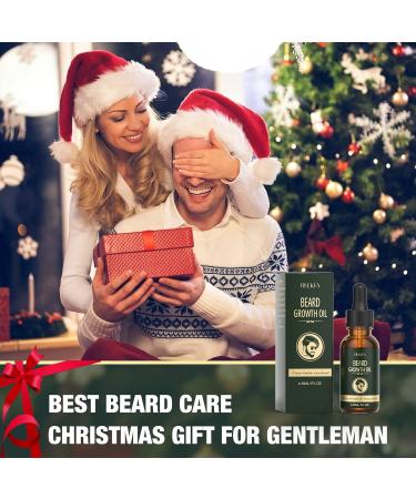 Beard Growth Oil with Biotin & Caffeine -Naturally Beard Growth Serum Promote Hair Regrowth Full Thick Masculine Facial Hair Treatment for Men 30ml - Buy Online on GoSupps.com