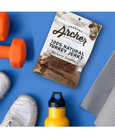 Country Archer Hickory Smoke Turkey Jerky - 7 oz (198g) | Premium Protein Snack - Buy Online on GoSupps.com