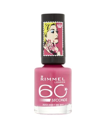 Rimmel London 60 Seconds Nail Polish by Rita Ora Don't be Shy Don't be Shy 8 ml (Pack of 1)