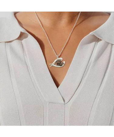 Lidssacde Pet Necklace with Sleeping Dog Trailer - Sweet Angel Jewelry for Animal Lovers - Perfect Personal Gift for Boys & Girls - Buy Online on GoSupps.com