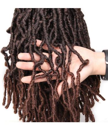 Xtrend 6 Packs 12 Inch Pre-Looped Nu Faux Locs Crochet Braids Hair Extensions for Short Distressed Butterfly Locs Ombre Synthetic Braiding Hair Wavy Gpysy Soft Locs Crochet Hair 18strands/pack 1B/30# 12 Inch (Pack of 6) T30# - Buy Online on GoSupps.com