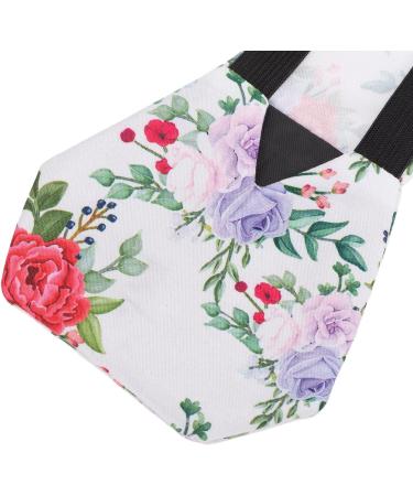 Zerodis Pet Chicken Diapers - Small Size Peony Flower Pattern Tight Belt Diapers for Poultry - Poop Pocket Included - Buy Online on GoSupps.com
