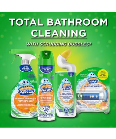 Scrubbing Bubbles Toilet Bowl Cleaner Fresh Gel Toilet Cleaning Stamp Citrus Scent Dispenser with 6 Gel Stamps - Buy Online on GoSupps.com