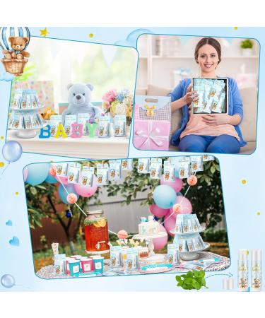50 Pack Bear Themed Baby Shower Favor Baby Shower Lip Balm Bulk We Can Bearly Wait Party Thank You Gifts for Gender Reveal Guest Games Prizes Spring Halloween Thanksgiving Party Supplies Blue Bear - Buy Online on GoSupps.com