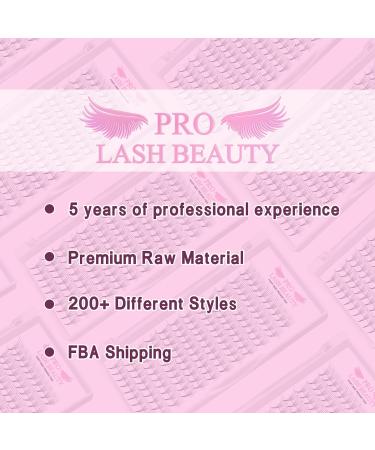 5D-C-0.10-13 Pointy Base Pre Made Fan Eyelash Extensions | 13mm Russian Volume Lashes | C D Curl | 0.05 0.07 0.10 Lash Extensions - Buy Online on GoSupps.com