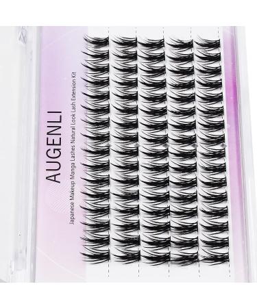 AUGENLI Manga Lashes Individual Clusters False Lashes - Korean Beauty Cosplay Anime Makeup (A02) - Buy Online on GoSupps.com