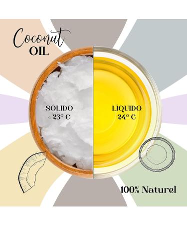Coconut Oil for Dry and Damaged Hair. Hydrating Serum Hair Mask Split Ends Anti-Frizz Intense Repair Hair Oil - 7000 ml - Buy Online on GoSupps.com