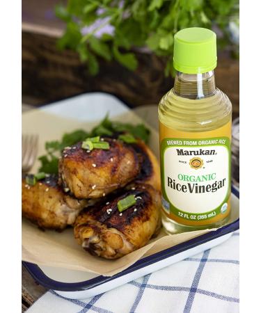 Marukan Organic Rice Vinegar - Unseasoned, 1 Gallon - Premium Quality for Cooking & Dressing - Buy Online on GoSupps.com