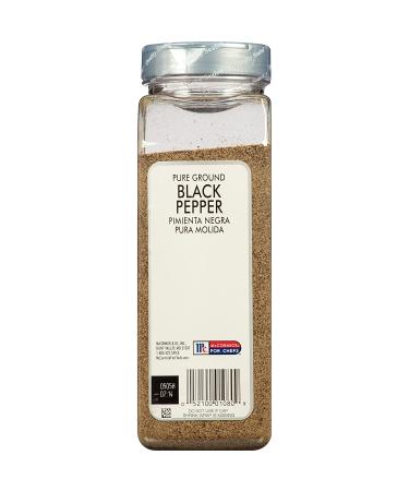 MCCormick Culinary Pure Ground Black Pepper 18oz - Fine Ground Pepper for Chefs - 1.12 lb Container - Buy Online on GoSupps.com