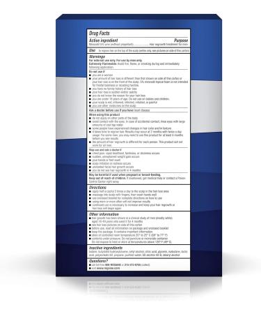 Men's Rogaine 5% Minoxidil Foam for Hair Loss - 3-Month Supply (Pack of 3) - Buy Online on GoSupps.com