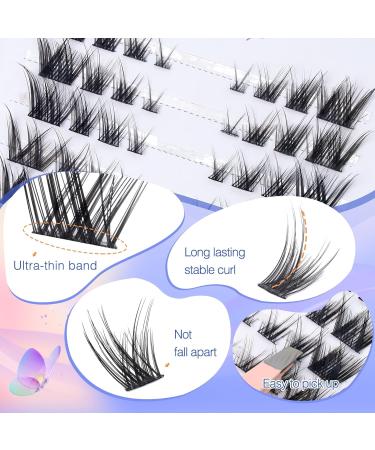 Shop LZM Individual C Curl Fake Eyelashes | Natural Look DIY Eyelash Extensions - z03-mix - Buy Online on GoSupps.com