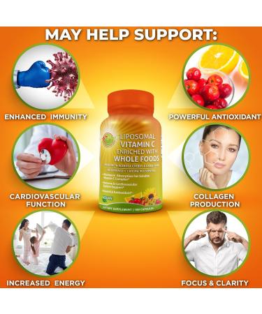 Plant-Based Bone & Immune Support Supplement Bundle Liposomal Vitamin C 1500mg with Organic Acerola & Camu Camu + Calcium Magnesium Zinc with Vitamin D3 K2 & Turmeric Vegan Non-GMO - Buy Online on GoSupps.com