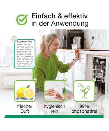 Biohy All-in-One Dishwasher Tabs (80 Pack) | Phosphate-Free | Powerful Eco-Friendly Dish Cleaning for Stubborn Grease & Food Residues - Buy Online on GoSupps.com