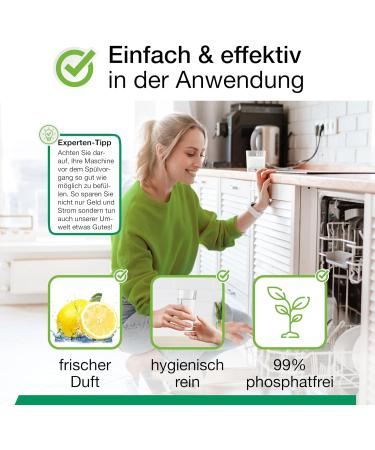 Biohy All-in-One Dishwasher Tabs (100) | Phosphate-Free | Powerful Eco-friendly Dishwashing | Stubborn Fat & Food Residue Cleaner | Daily Use - Buy Online on GoSupps.com