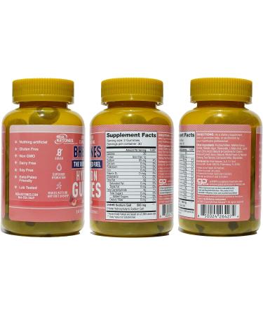 Real Ketones Exogenous Keto DBHB Gummies - White Peach Flavor | 30 Servings - Buy Online on GoSupps.com