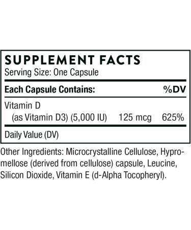 THORNE - Basic B Complex (60 Capsules) & Vitamin D-5000 (60 Capsules) Bundle - Supports Cellular Energy Production, Brain Health & Healthy Bones - Gluten, Dairy & Soy-Free - Buy Online on GoSupps.com