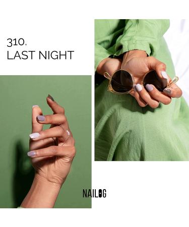 NAILOG Semi Cured Nail Strips - Long Lasting Gel Nail Stickers | Buy 3 Get 1 UV Lamp | Salon-Quality Extra-Long Wraps with Glossy Finish (20 Pieces) - Buy Online on GoSupps.com