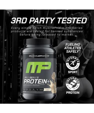 MusclePharm Pro Series Protein+ 26g Whey Protein Powder per Serving | Professional Grade 7-in-1 Blend for Muscle Growth & Workout Recovery | Creamy Vanilla 2.5 lb 24 Servings - Buy Online on GoSupps.com