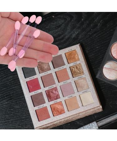 Beavorty 100pcs Eye Shadow Stick Applicators - Pink Makeup Cosmetic Brushes for Eyeshadow & Eyebrows - Buy Online on GoSupps.com