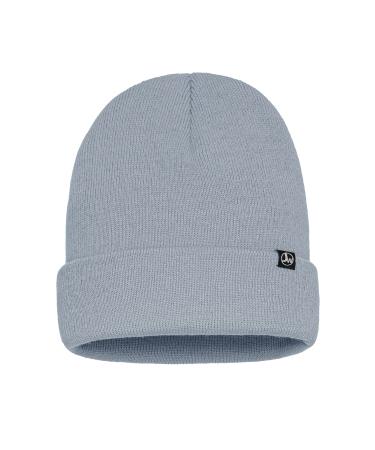 Joywant Knit Beanie Hats for Men Slouchy Soft Acrylic Guys Women Winter Hat Skull Caps All Season Cuffed Unisex Beanies Grey