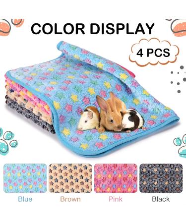 Buy NAMALU 4 Waterproof Guinea Pig Fleece Ceiling Inserts | Absorbent Reusable Pipi Pads for Small Dogs & Guinea Pigs | Star Pattern (30 x 30 cm) - Buy Online on GoSupps.com