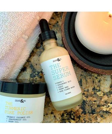 Time Erasing Vitamin C Serum for Face & Eyes | Dark Circle Super Serum with Hyaluronic Acid & Vitamin E | CoQ10 | Vegan DMAE | 2 oz - The Ultimate Anti-Aging Solution - Buy Online on GoSupps.com