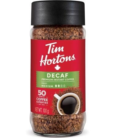 Tim Hortons Decaf Coffee Fine Grind Bag Medium Roast 300g & Decaf Instant Coffee 100g Jar Coffee+ Decaf Instant Coffee Decaf 300 g (Pack of 1) - Buy Online on GoSupps.com