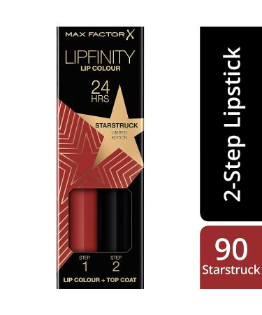 Max Factor Lipfinity Lip Colour 2 Step Rising Stars Collection in Starstruck 90 - Buy Online on GoSupps.com