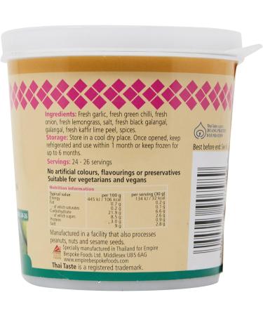 Thai Taste Green Curry Paste 400g | Authentic Green Curry 400g | Pack of 1 - Buy Online on GoSupps.com