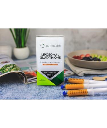 Bioavailable Liposomal Glutathione: Patented Formula for Rapid Absorption (30ml) - Pack of 1 - Buy Online on GoSupps.com