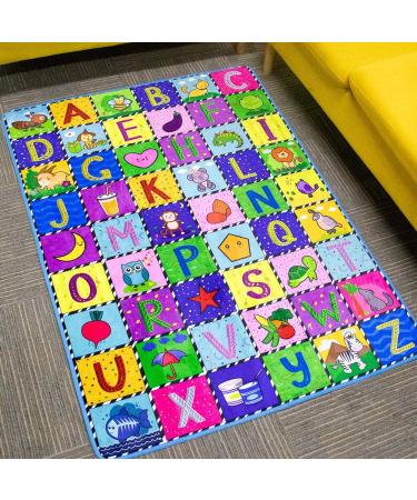 Teytoy Baby Cotton Play Mat | ABC Crawling Mat for Boys & Girls - Non-Slip Design, Plush Surface - 59 x 44 Inch - Buy Online on GoSupps.com