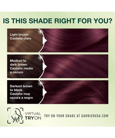 Garnier Nutrisse Nourishing Creme 42 Deep Burgundy Hair Color - Black Cherry Red Dye | 1 Count - Buy Online on GoSupps.com