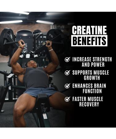 Ekkovision Creatine Monohydrate Capsules Micronized Unflavored Creatine Supplement for Men & Women Pre Workout & Post Workout Support Easy-to-Swallow 800 Capsules 200 Servings - Buy Online on GoSupps.com